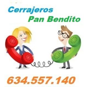 Telefono de la empresa cerrajeros Pan Bendito